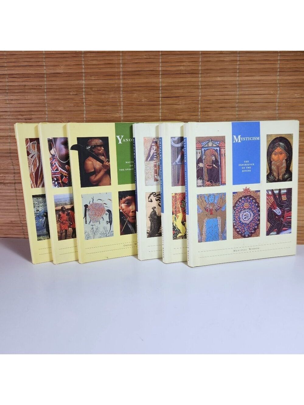 Medieval Wisdom Book Set 1994 & Tribal Wisdom Set 1995 1st Edition H/C D/J Lot 6